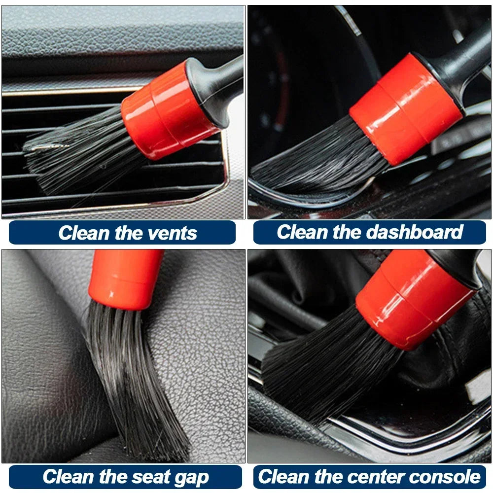 Premium Car Cleaning Brush Kit