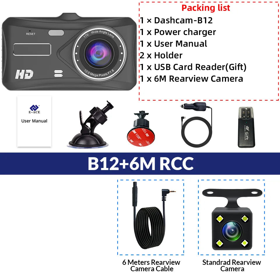 VELODRIVE™ Full HD 1080P Dash Camera with Night Vision