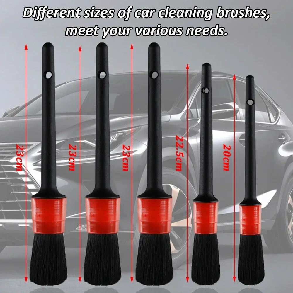 Premium Car Cleaning Brush Kit