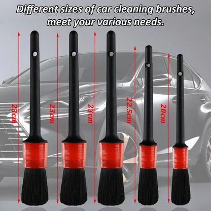 Premium Car Cleaning Brush Kit