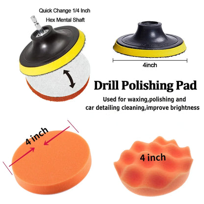 Premium Car Cleaning Brush Kit