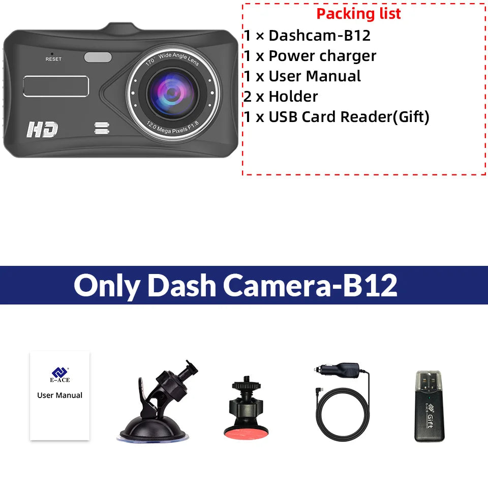 VELODRIVE™ Full HD 1080P Dash Camera with Night Vision