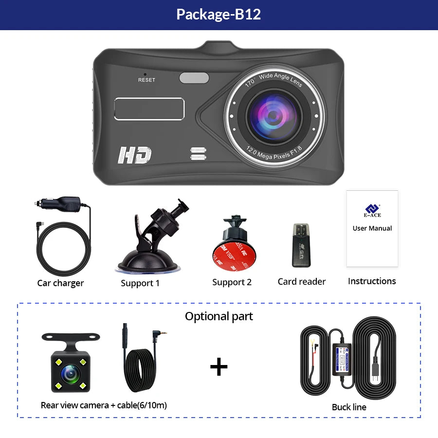 VELODRIVE™ Full HD 1080P Dash Camera with Night Vision
