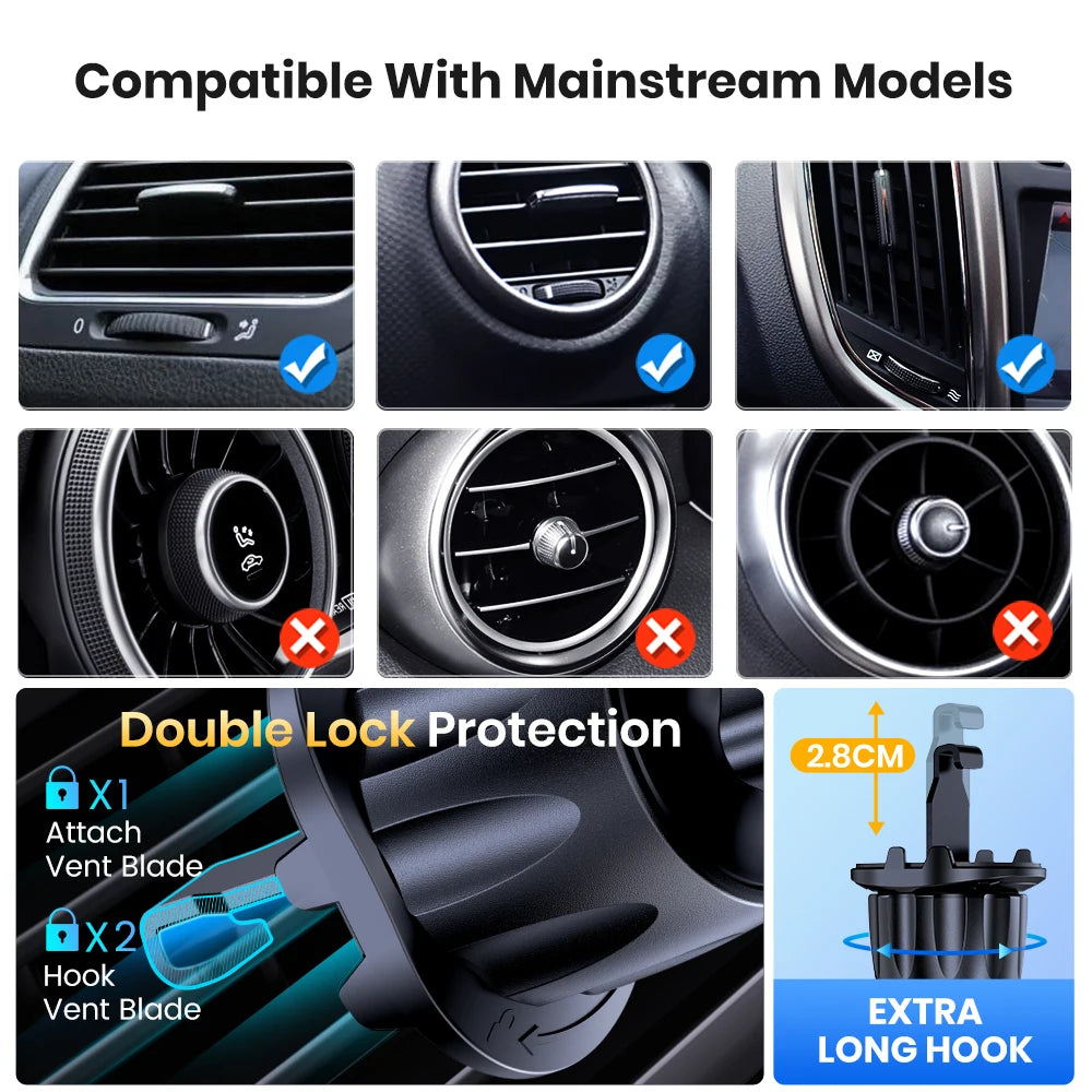 MagSafe Magnetic Car Phone Holder