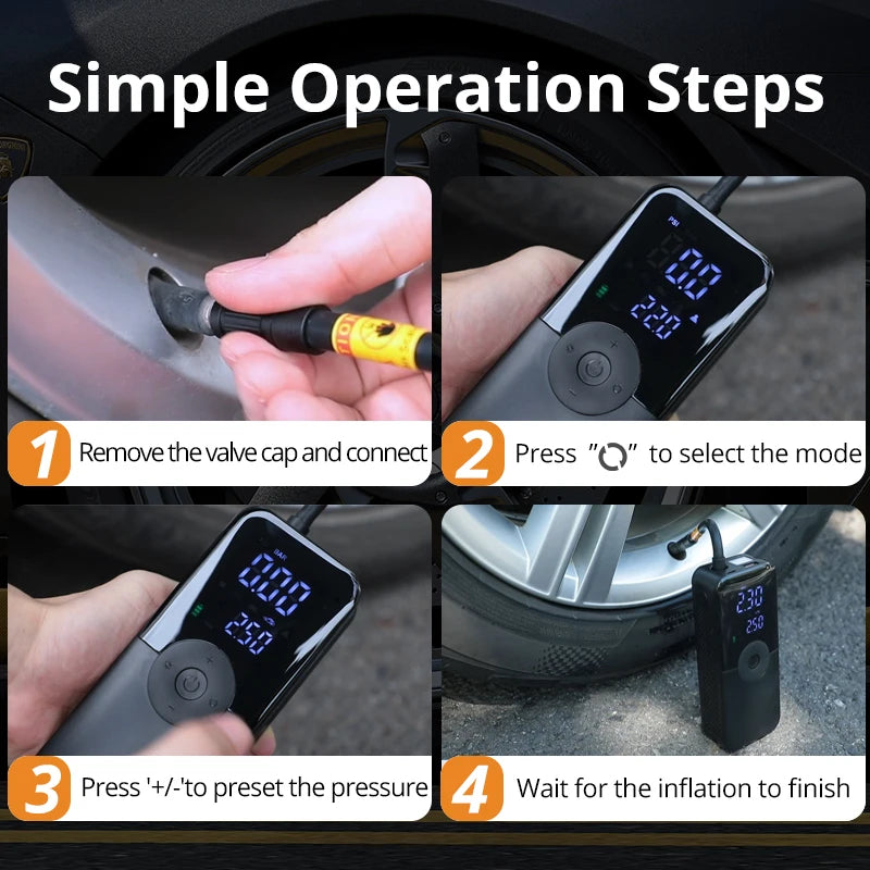 VELODRIVE™ Cordless Digital Tire Inflator