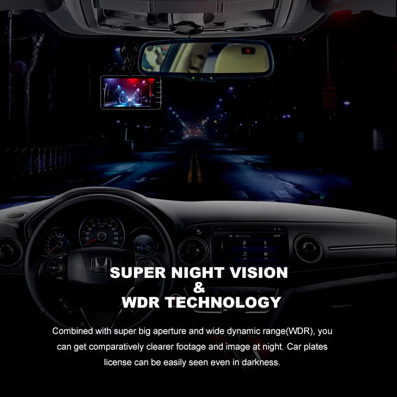 VELODRIVE™ Full HD 1080P Dash Camera with Night Vision