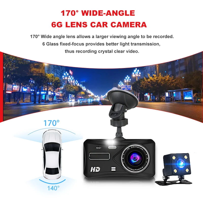 VELODRIVE™ Full HD 1080P Dash Camera with Night Vision